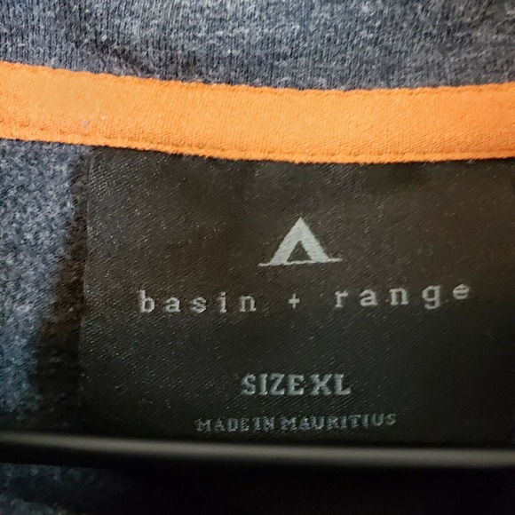 Basin And Range Men’s SIZE XL Gray Pullover Casual Long Sleeve Pocketed - Picture 2 of 9